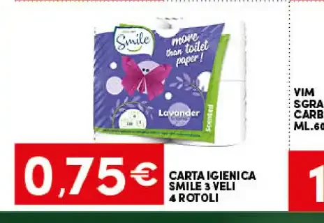 Carta igienica Smile