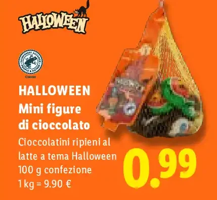 Mini figure di cioccolato Halloween