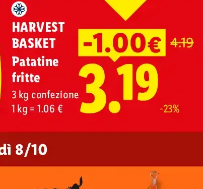 Patatine fritte Harvest Basket