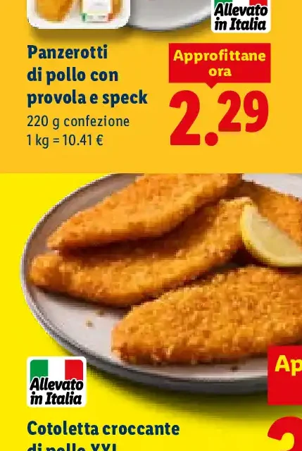 Panzerotti di pollo con provola e speck