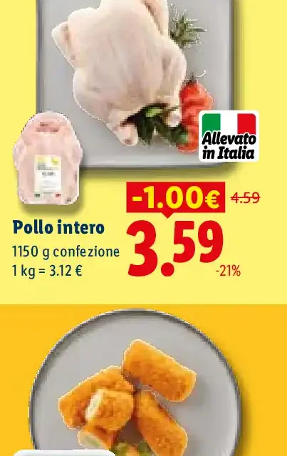Pollo intero