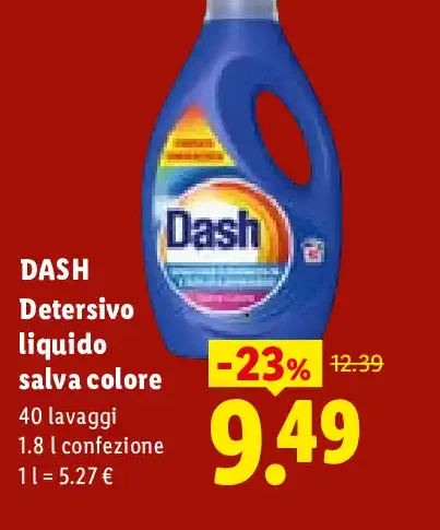 Detersivo liquido salva colore