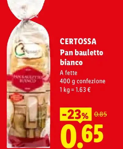 Pan bauletto bianco