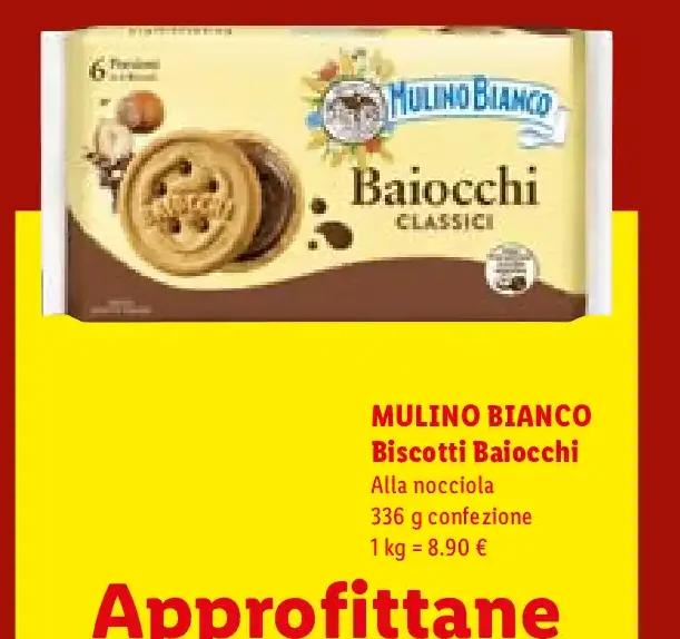 Biscotti Baiocchi alla nocciola