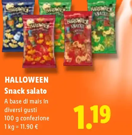 Snack salato Halloween