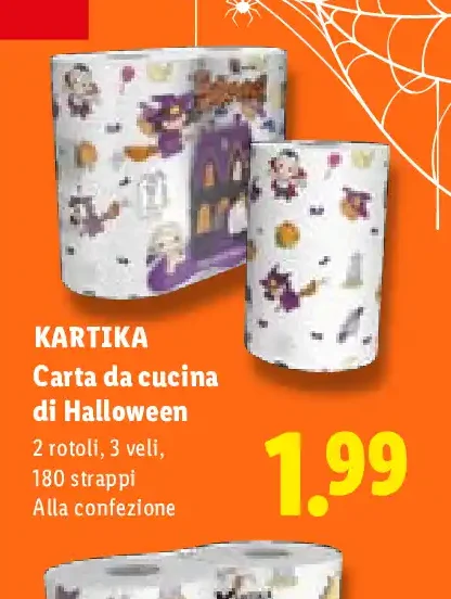 Carta da cucina di Halloween