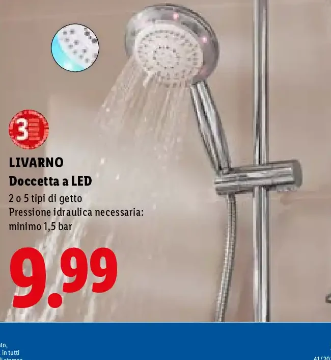 Doccetta a LED