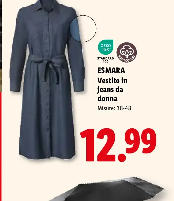 Vestito in jeans da donna
