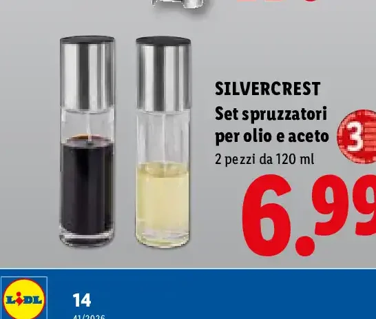 Set spruzzatori per olio e aceto