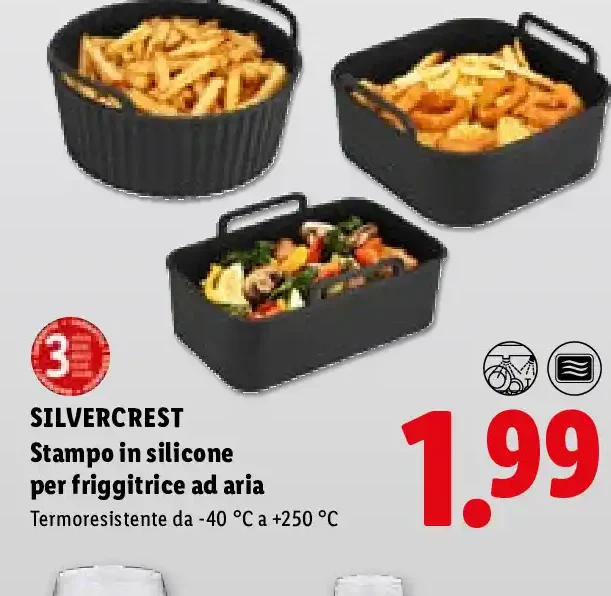 Stampo in silicone per friggitrice ad aria