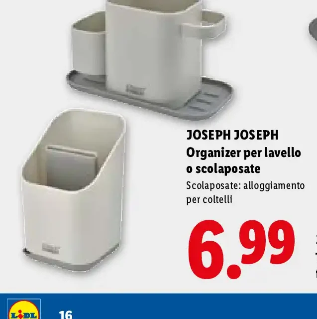 Organizer per lavello o scolaposate