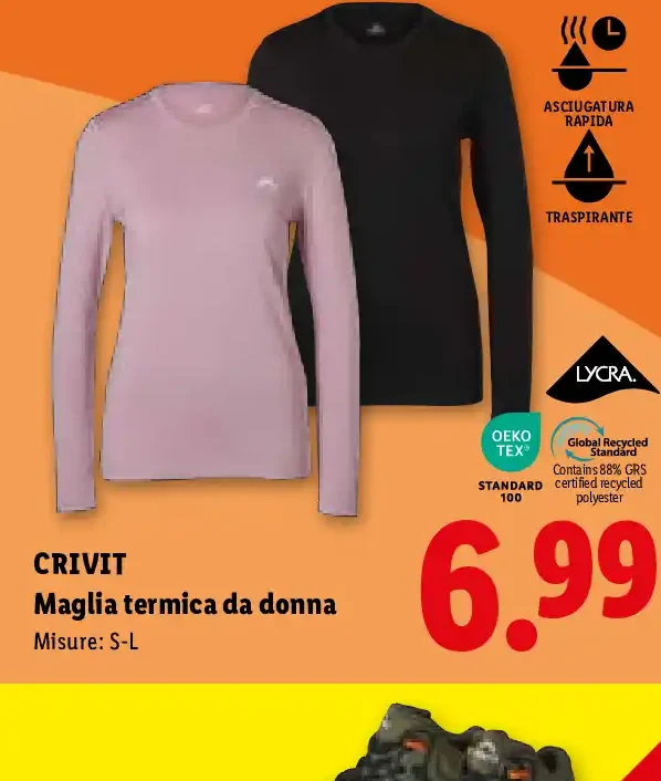 Maglia termica da donna