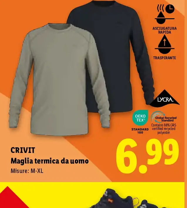 Maglia termica da uomo