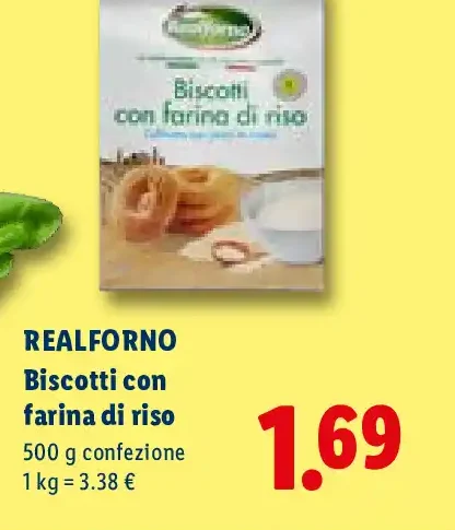 Biscotti con farina di riso