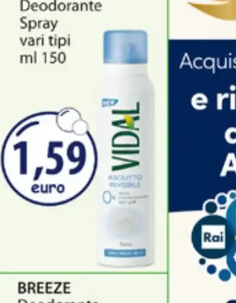 Vidal Deodorante Spray