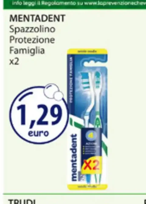 Spazzolino Mentadent Protezione Famiglia