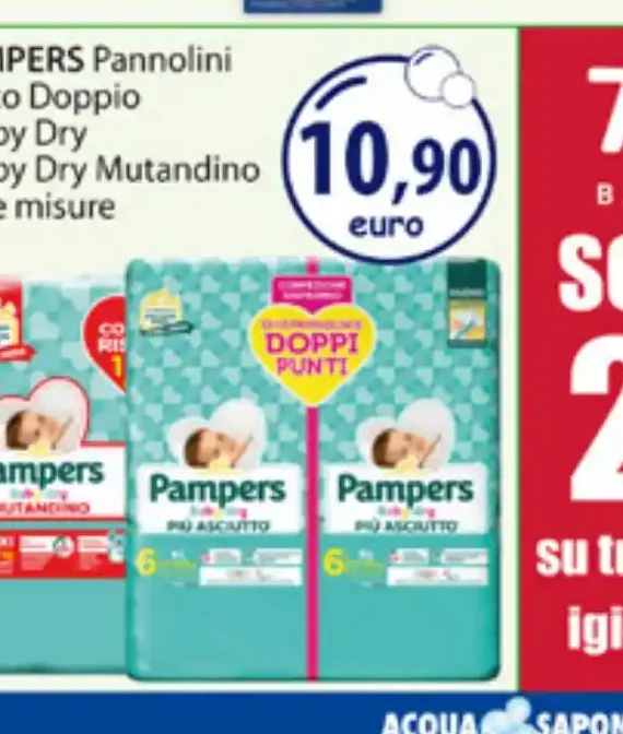 Pannolini Pampers Pacco Doppio Baby Dry Mutandino