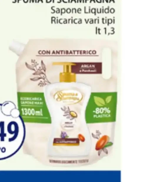 Sapone liquido Spuma di Sciampagna