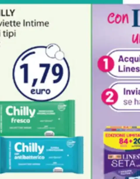 Salviette intime Chilly