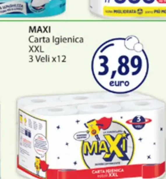 Carta igienica Maxi XXL
