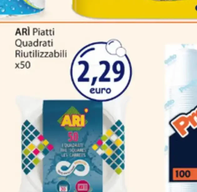 Piatti riutilizzabili Ari