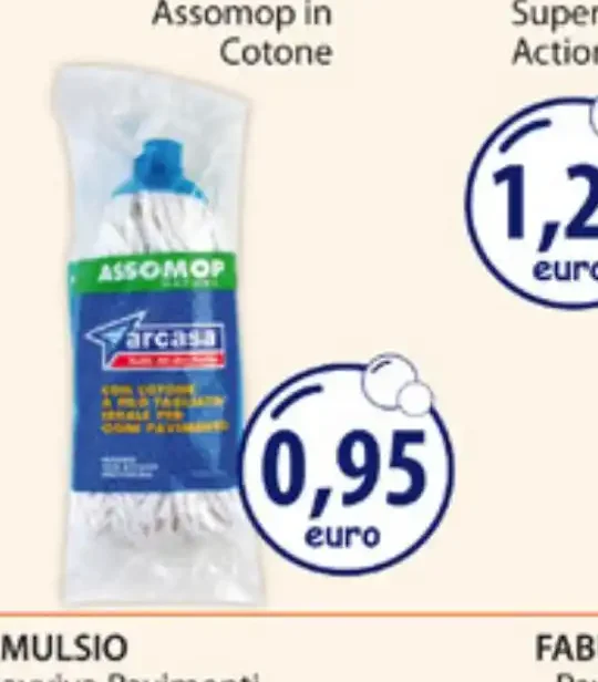 Ass mop in cotone Arcasa