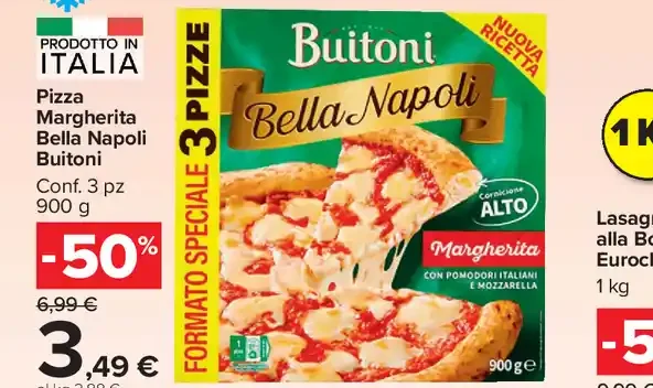 Pizza margherita Bella Napoli