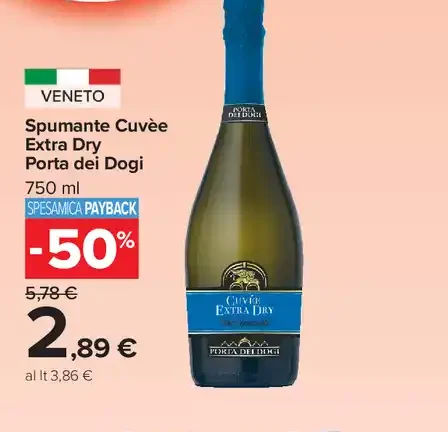Spumante Cuvée Extra Dry Porta dei Dogi