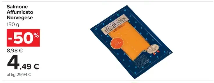 Salmone affumicato norvegese