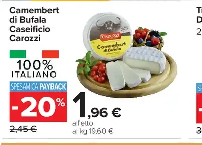 Camembert di bufala Caseificio Carozzi
