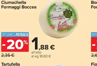 Formaggio di capra Ciumachella