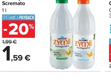 Latte Zymil Scremato