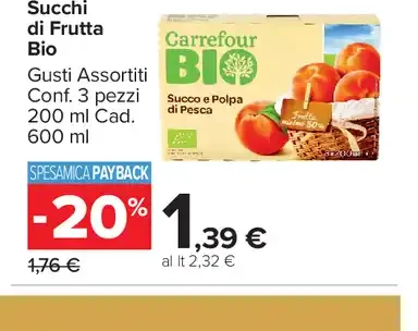 Succo di frutta bio