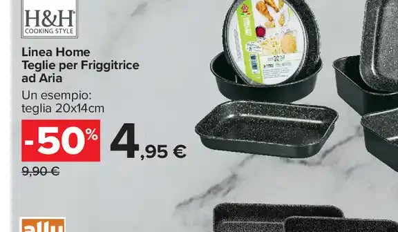 Linea Home Teglie per Friggitrice ad Aria