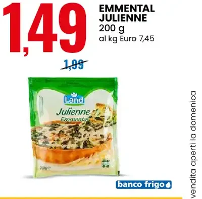 Emmental julienne