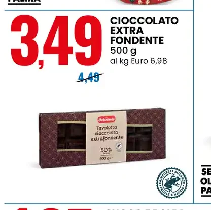 Cioccolato extra fondente