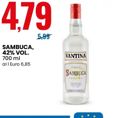 Sambuca 42% vol.