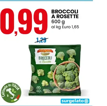 Broccoli a rosette