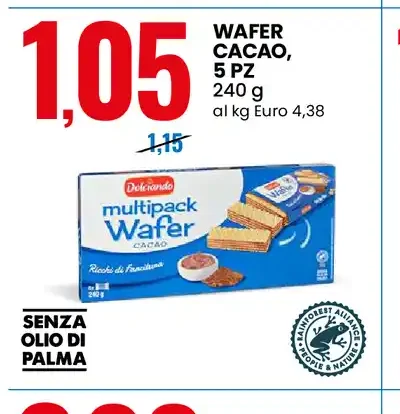 Wafer cacao