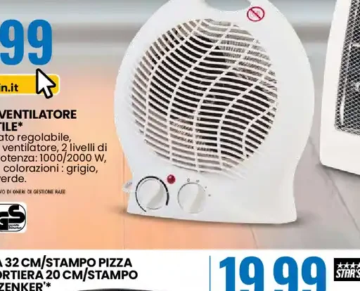 Termoventilatore portatile