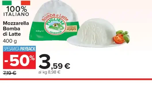 Mozzarella bomba di latte
