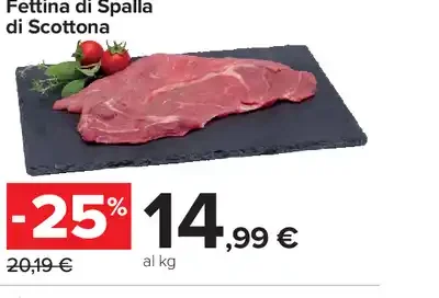 Fettina di spalla di scottona