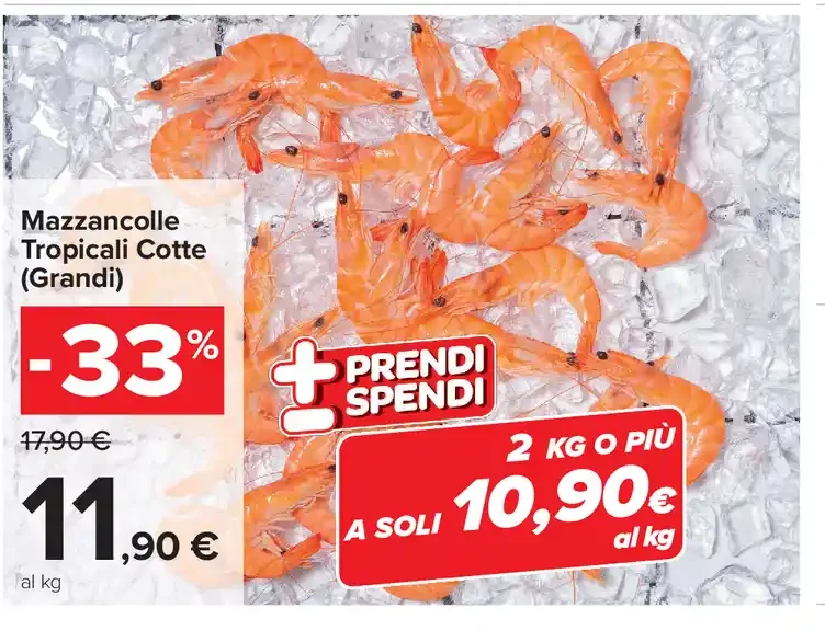 Mazzancolle Tropicali Cotte