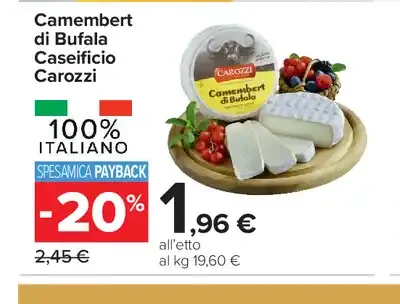 Camembert di Bufala Caseificio Carozzi