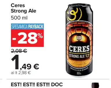 Birra strong ale