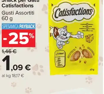 Snack per Gatti Catisfactions