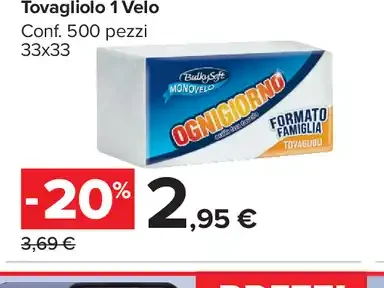 Tovagliolo 1 Velo