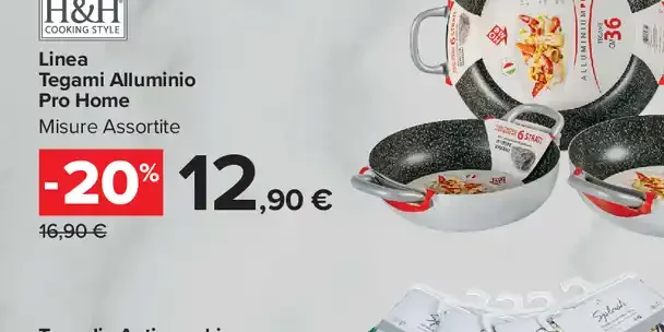 Linea Tegami Alluminio Pro Home