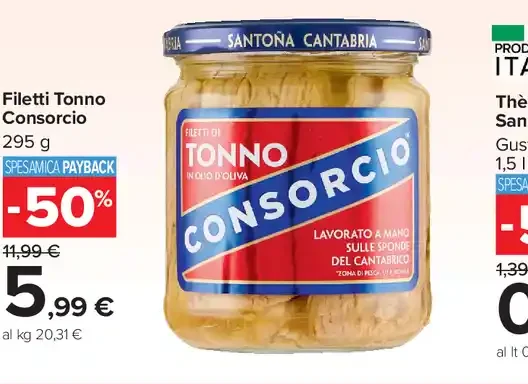 Filetti di tonno Consorcio