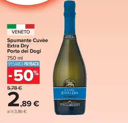 Spumante Cuvée Extra Dry Porta dei Dogi